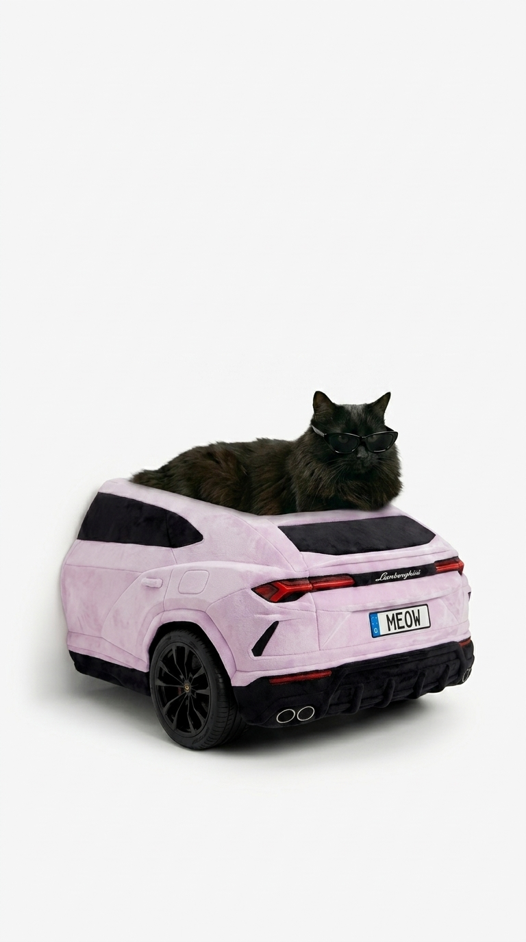 Meow Motor™ — Lit Mural Voiture pour Chat