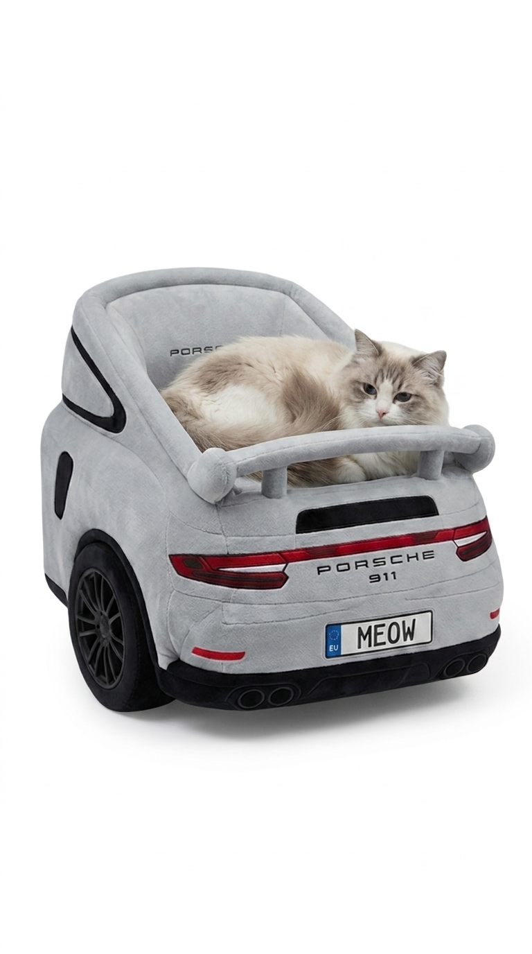 Meow Motor™ — Lit Mural Voiture pour Chat